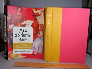 Meg Jo Beth Amy Story of Little Women Anne Boyd Rioux 2018 First Ed HC Illus VG - Picture 1 of 11