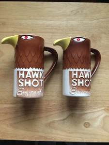 Vintage Smirnoff  Hawk Shot Recipe Drinking Glasses Pair of 2 - Picture 1 of 2
