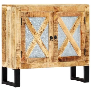 vidaXL Sideboard 31.5"x11.8"x29.9" Solid Wood Mango - Picture 1 of 12