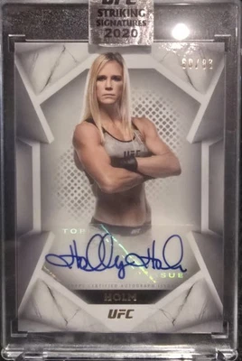 2020 Topps UFC Holly Holm Stiking Signatures Auto 69/83 - Image 1 of 2