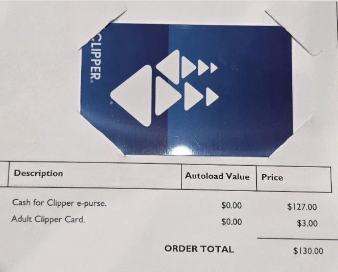 35% de descuento: tarjeta Clipper de $127 - Bay Area Commute - BART, MUNI, VTA, CalTrain Foto 1 de 1