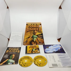 Tomb Raider Gold - Trapezoid Big Box Juego PC - Completo CIB + Libro de sugerencias + Insertos - Imagen 1 de 19