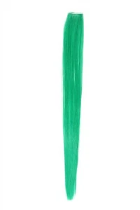 1 Clip Extension Strand Hair Extension Smooth Blue-Green 45cm YZF-P1S18-T2608 - Picture 1 of 3