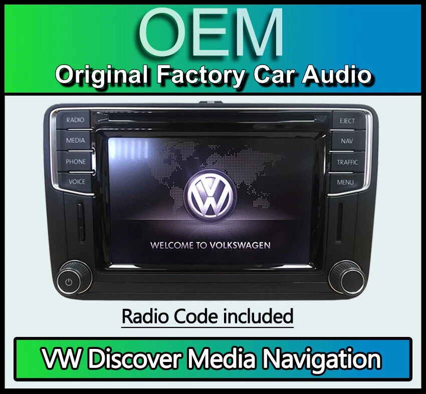 Volkswagen Discover Media Navigation - Schwarz (5C0035680)