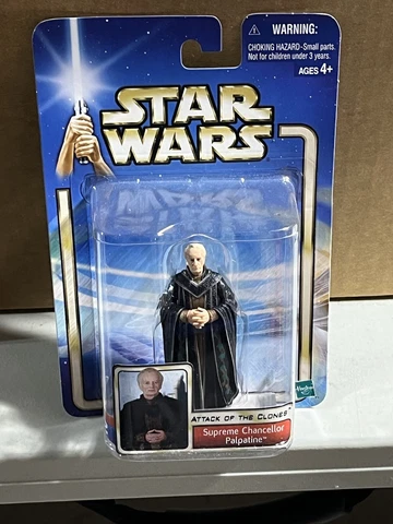 Star Wars Supreme Chancellor Palpatine 2002 #39 NEW ON SEALED CARD AOTC Saga Cover
