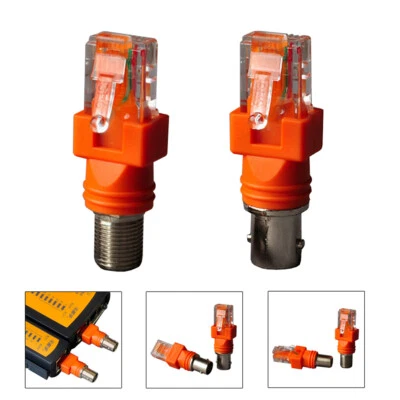 F-Type/BNC-Type Female Connector To RJ45 Male Connector Coaxial Barrel Coupler - Image 1 of 4