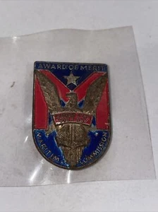 Award of Merit Maritime Comm. Ships for Victory medallion circa WWII era - Picture 1 of 2