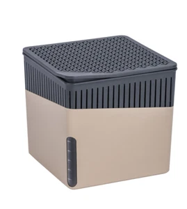 WENKO Raum Entfeuchter Cube 500 g Luft Box Auto Keller Bad Räume Granulat beige - Bild 1 von 12