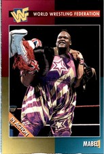 1995 WWF Magazine Card #48 Mabel Wrestling Card Light Crease