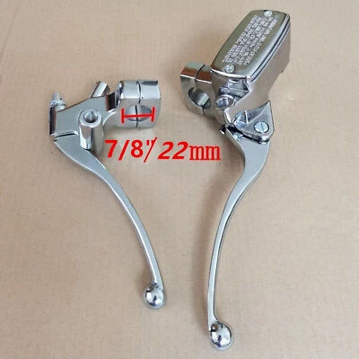 Conjunto de alavanca de embreagem de freio 7/8" para Kawasaki KX60 KX80 KX125 KX250 KX 400 450 KDX200 - Imagem 1 de 4