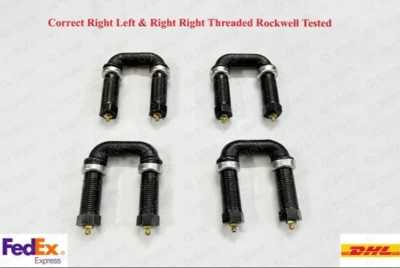 Leaf Spring U-Shackle Set of 4 Fits jeep Willys MB GPW CJ2A CJ3A CJ3B M38 — 第 1/4 张图片