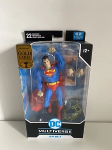 DC Multiverse SUPERMAN Hush 7" Action Figure Complete 2022 McFarlane Gold Label - Foto 1 di 8