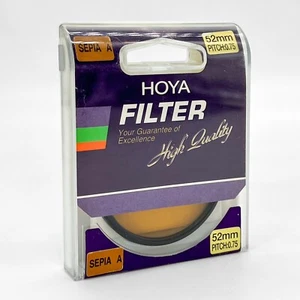 Hoya Sepia A 52mm Lens Filter Japan Vintage NOS Tokina Co. 52 mm (Pitch 0.75) - Picture 1 of 4