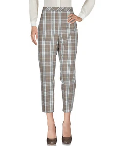RRP€231 PATRIZIA PEPE Straight Trousers IT40 US4 UK8 S Plaid Made in Italy - Foto 1 di 5