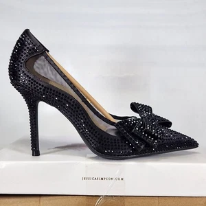 JessSize 8.5 - Jessica Simpson Ranika Bow - Black - Picture 1 of 8