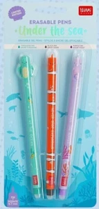 Legami 3 x stylos gel neufs UNDER THE SEA - édition limitée - SOUS LA MER - Picture 1 of 5