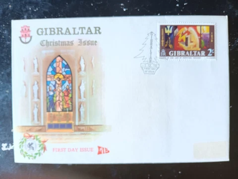 GIBRALTAR RELIGIOUS CHRISTMAS NATIVITY 1970 FDC Cover