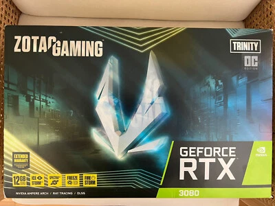 ZOTAC GAMING GeForce RTX 3080 12GB GDDR6X Graphics Card - Image 1 of 4