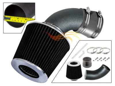 Kit de admisión Ram corta GRIS RW Racing + filtro 1991-1997 Chevy Geo Metro 1,0 L 1,3 L Foto 1 de 2