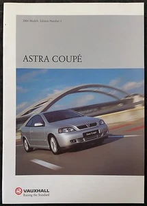 Vauxhall Astra Coupé- 2001 Models Brochure Edition 1, 31 Pages - Picture 1 of 12