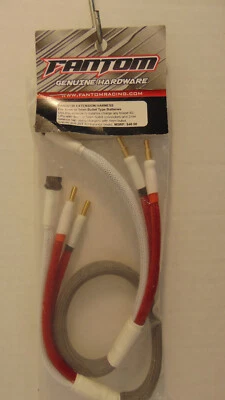 Extensión de cable de carga Fantom Racing #26130 4s 4 mm/5 mm nuevo, abierto Foto 1 de 2