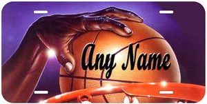 Basketball Das Tor beliebiger Name personalisiert Neuheit Autoschild Nummernschild - Bild 1 von 5