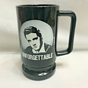 Vintage Elvis Presley, Unforgettable Black 12oz. Coffee Mug, - Picture 1 of 8