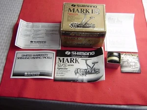 Shimano Mark IQ Spinning Reel Fightin' Star Drag System BOX ONLY & Accessories - Picture 1 of 9