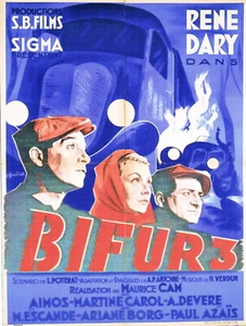 BIFUR 3 - M.CAM -1945 - R.DARY - 60X80 cm - ENTOILEE/ON LINEN - GGNoël - Picture 1 of 1