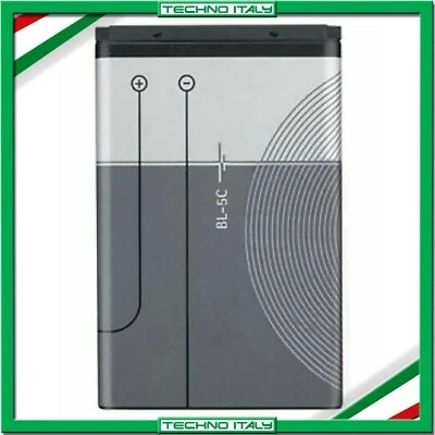 BATTERIA PER NOKIA BL5C BL 5C BL-5C N70 6230 6600 6630 6680 RICAMBIO NUOVA