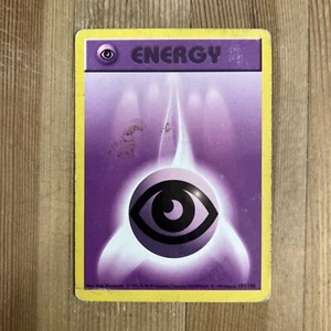 1999 Pokemon WOTC Base Set Shadowless Psychic Energy 101/102 DMG - Picture 1 of 2