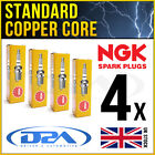 4X Ngk Bpr6hs (7022) Standard Spark Plugs For Opel Manta 1.9 ->88