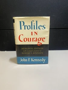 Profiles in Courage Memorial Edition By John F. Kennedy 1964 Edition HC Book - Picture 1 of 3
