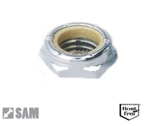 2 Stück Sicherungsmuttern niedrige Form V2A 1/2"-20 UNF hex nuts low type - Bild 1 von 1