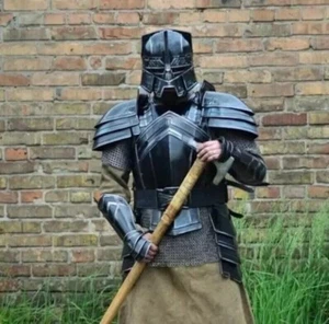 Medieval Larp Chainmail Warrior Steel Dwarf Morea Suit Armor Cuirass Battle - Picture 1 of 6