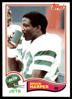 1982 Topps Football Card Bruce Harper New York Jets #169 - Image 1 of 2