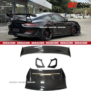 Kit de carrocería de alerón trasero de fibra de carbono para Porsche 911 991 GT3RS 2013-2019 - Imagen 1 de 15