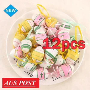 12Pcs Party Supplies Easter Tree Basket Home Decor Hanging Ornament TK - Picture 1 of 17