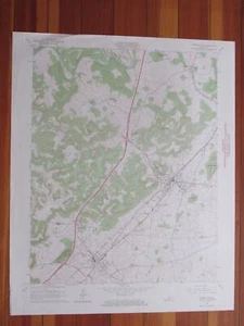 Horse Cave Kentucky 1968 mappa originale d'epoca USGS Topo - Foto 1 di 1