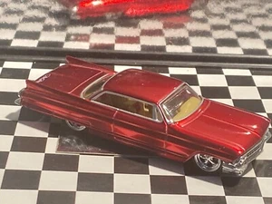 1/64 1961 CUSTOM CADILLAC COUPE DEVILLE CANDY RED M9 - Picture 1 of 4