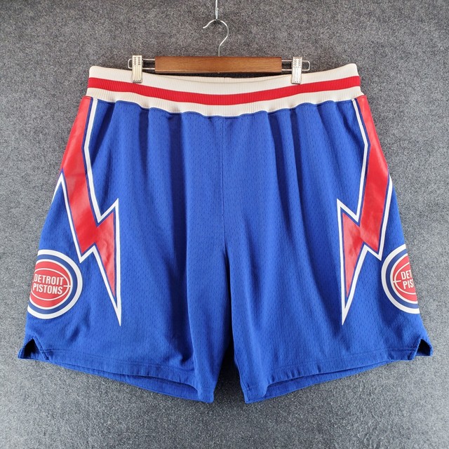 Buy Just don NBA JD Detroit piston pistons mesh high street casual  Basketball Shorts ｜Casual shorts-Fordeal