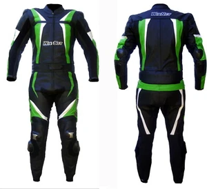 Tuta di pelle da per moto divisibile in 2 pezzi giacca e pantalone separabile  - Foto 1 di 5
