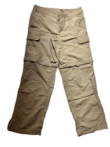 *Eddie Bauer Men’s Hiking Pants Size 32x30 Tan Stretch Outdoor Active Wear - Picture 1 of 9