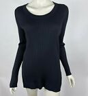 Athleta Lincoln Park Sweater Long Sleeve Stretch Pullover Round Neck Women M