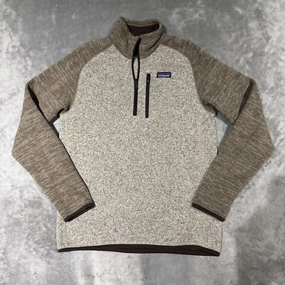 Suéter Patagonia Better Para Hombre Mediano Marrón 1/4 Cremallera Vellón Exterior 25523 Foto 1 de 4