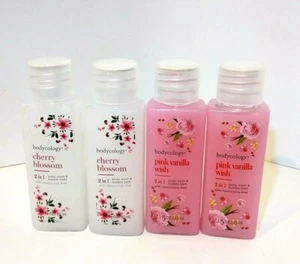 Bodycology 2 in1 Body Wash Reisegröße 1oz jede Kirschblüte rosa Vanille Wunsch - Bild 1 von 3