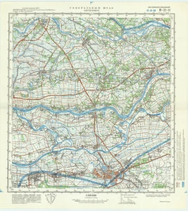 Russian Soviet Military Topographic Map – HERTOGENBOSCH 1:100 000, REPRINT - Picture 1 of 4
