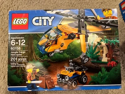 LEGO City 60158 Jungle Cargo Helicopter - New, Sealed Some Box Wear See - Image 1 of 3