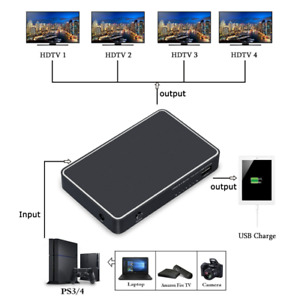 HDMI Switch 4way HDMI Splitter Support 4K 2K Full HD 1080p