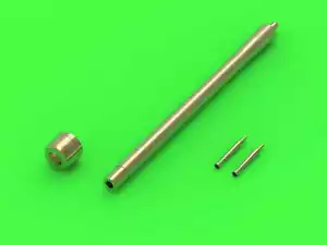 MASTER GM-72-006 1:72 QF 6-pdr 57mm Mk.V L/50 canna, BESA MG per Crociato - Foto 1 di 4